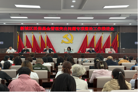 【旗县区动态】新城区医保基金管理突出问题专项整治工作推进会规范基金使用 筑牢基金安全防线.png